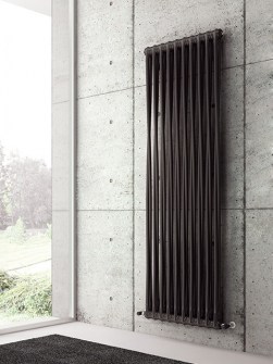 speciale radiatoren, gedraaide radiator, decoratieve radiator, designradiator, design radiatoren, verticale radiatoren